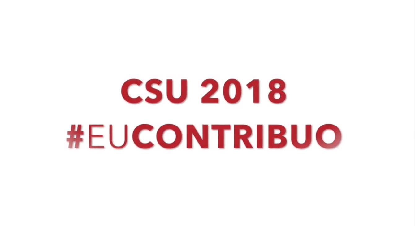 Acompanhe os vídeos da Campanha #EuContribuo CSU 2018