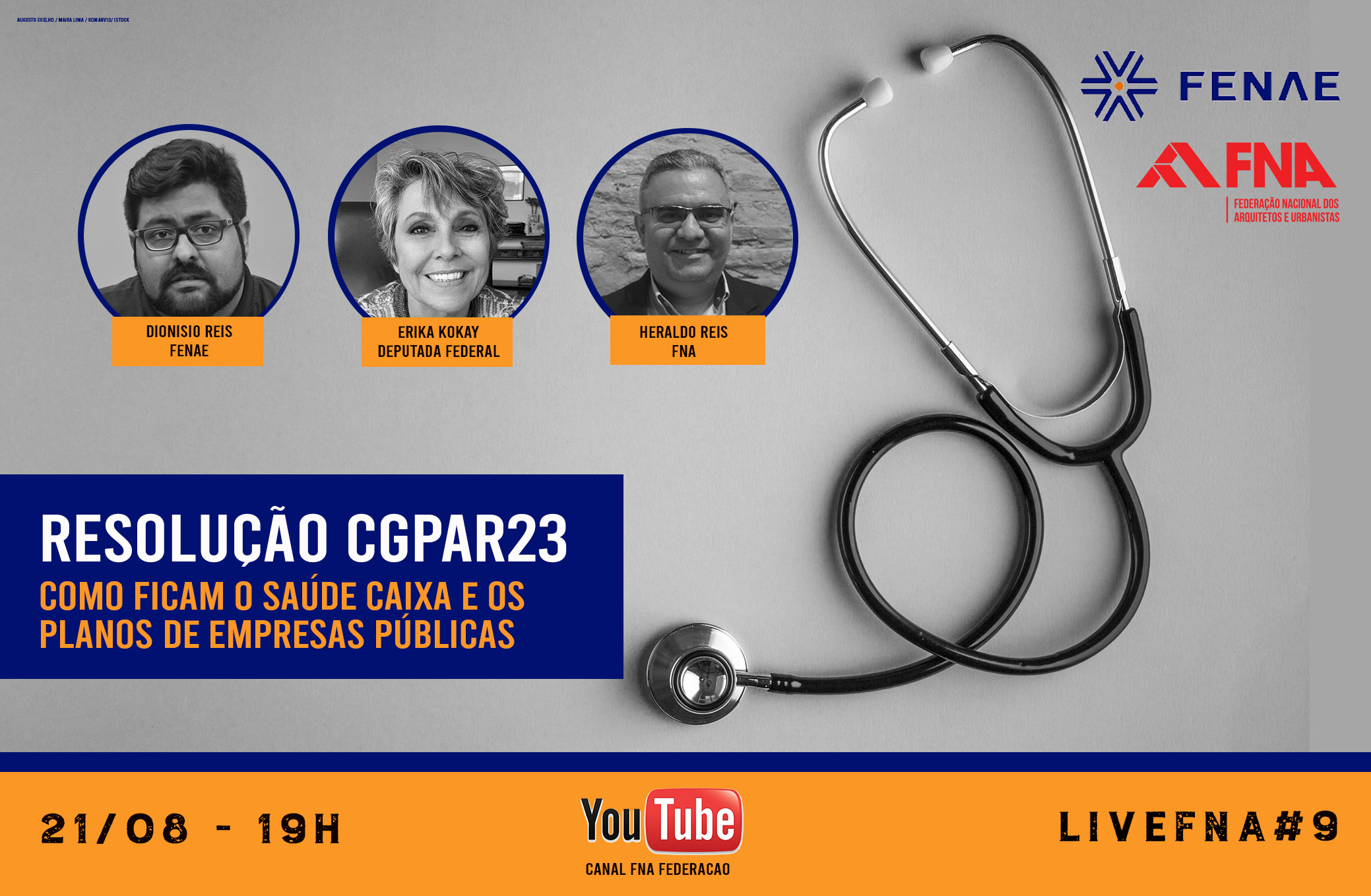 Live #9 debate ameaça ao Saúde Caixa e outros planos