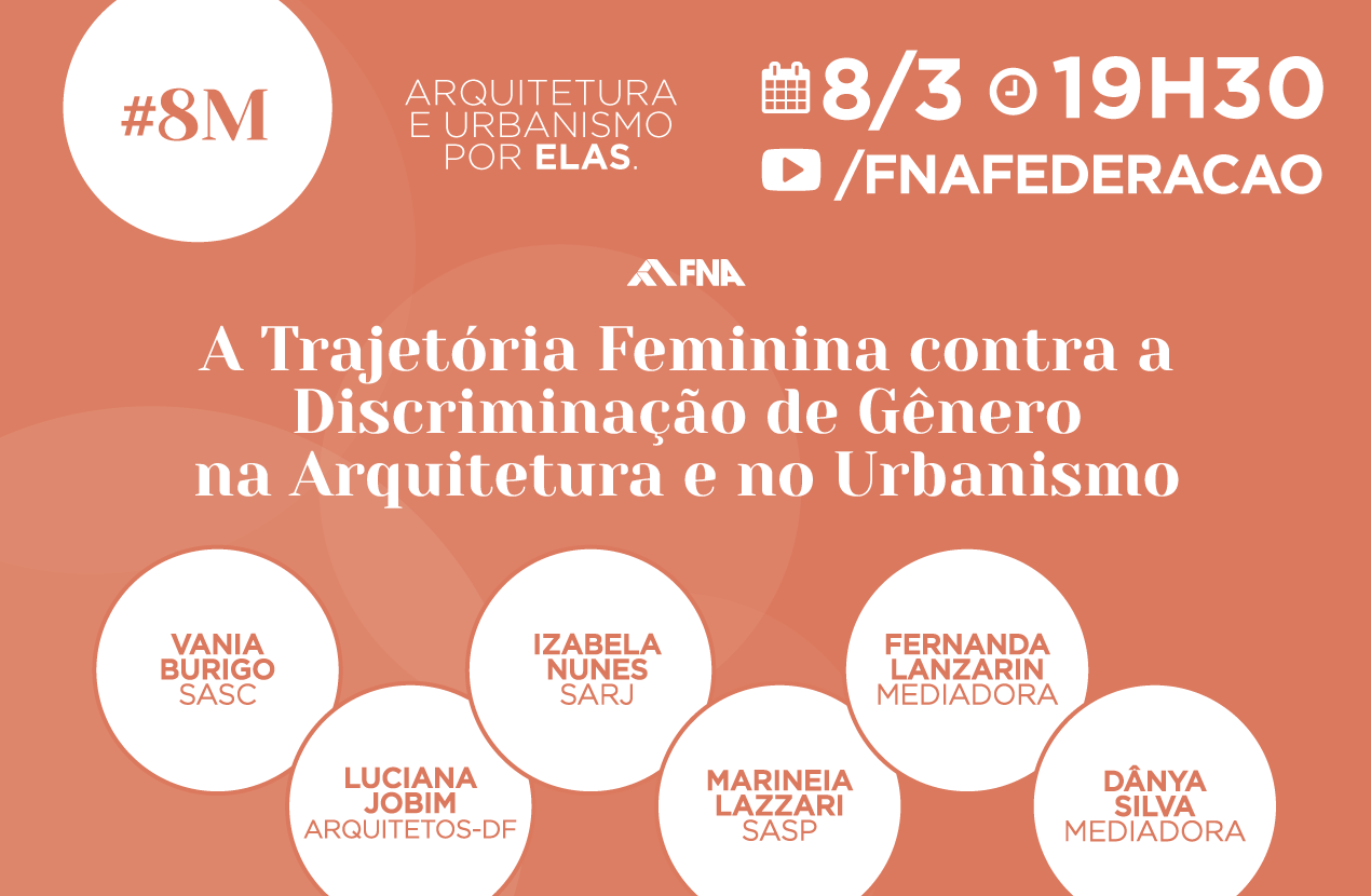 8M: FNA promove live sobre equidade e discriminação de gênero